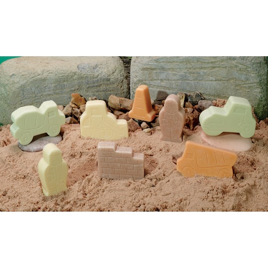 Yellow Door Little Lands Construction Stone Figure Play Set